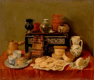 Stilleven met een Ebbenhouten Kist door Antonio de Pereda  